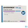LEVOTHYROX 100MCG CPR SECABLE 90