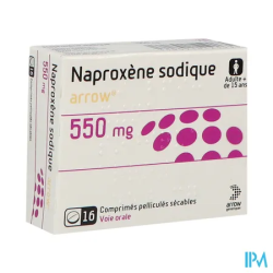 NAPROXENE SODIQUE 550MG ARW CP S16