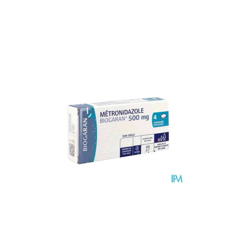 METRONIDAZOLE 500MG BIOGARAN CPR 4