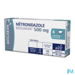 METRONIDAZOLE 500MG BIOGARAN CPR 4