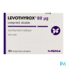 LEVOTHYROX 88MCG CPR SEC 30