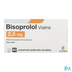 BISOPROLOL 2,5MG VTS CPR SEC 90X1