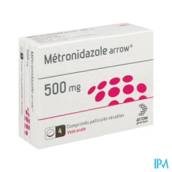 METRONIDAZOLE 500MG ARW CPR SEC 4