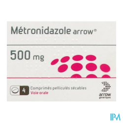 METRONIDAZOLE 500MG ARW CPR SEC 4