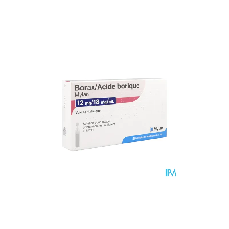BORAX/AC.BORIQUE VTS SOL OPH 5ML20