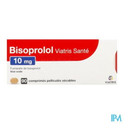 BISOPROLOL 10MG VIATRIS CPR SEC 90