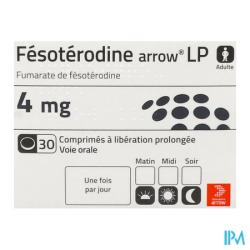 FESOTERODINE 4MG ARROW CPR LP 30