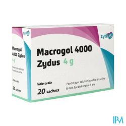 MACROGOL 4 000 4G ZYDUS SACHET 20
