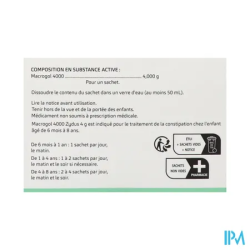 MACROGOL 4 000 4G ZYDUS SACHET 20