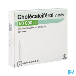 CHOLECALCIFEROL 50 000UI VTS AMP2