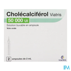 CHOLECALCIFEROL 50 000UI VTS AMP2