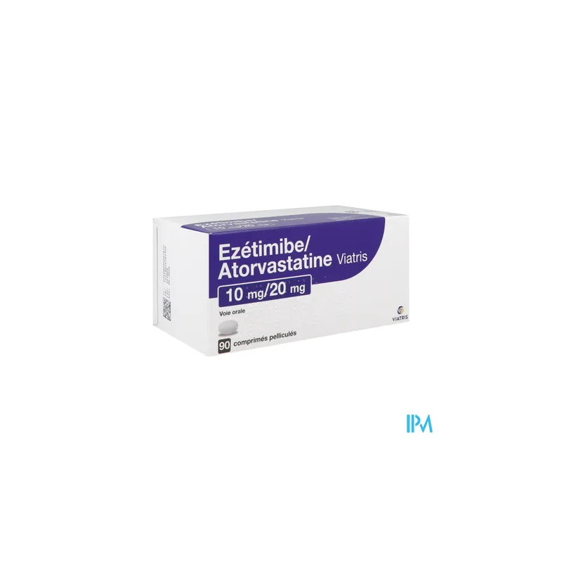 EZETIMIBE/ATOR 10MG/20MG VTS CPR90