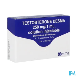 TESTOSTERONE 250MG/ML DESMA AMP 1