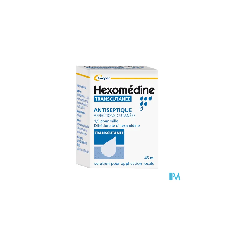 HEXOMEDINE TRANSCUTANEE FL 45ML