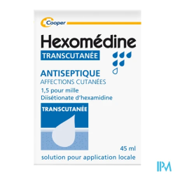 HEXOMEDINE TRANSCUTANEE FL 45ML