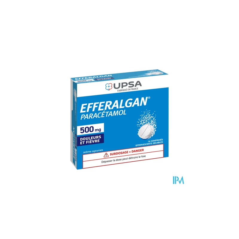 EFFERALGAN 500MG CPR EFF SEC 16