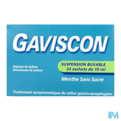 GAVISCON SUSP BUV SACHET 10ML 24