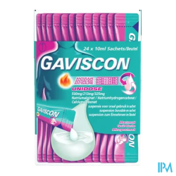 GAVISCON SUSP BUV SACHET 10ML 24