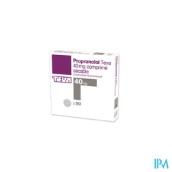 PROPRANOLOL 40MG TEVA CPR SECAB50