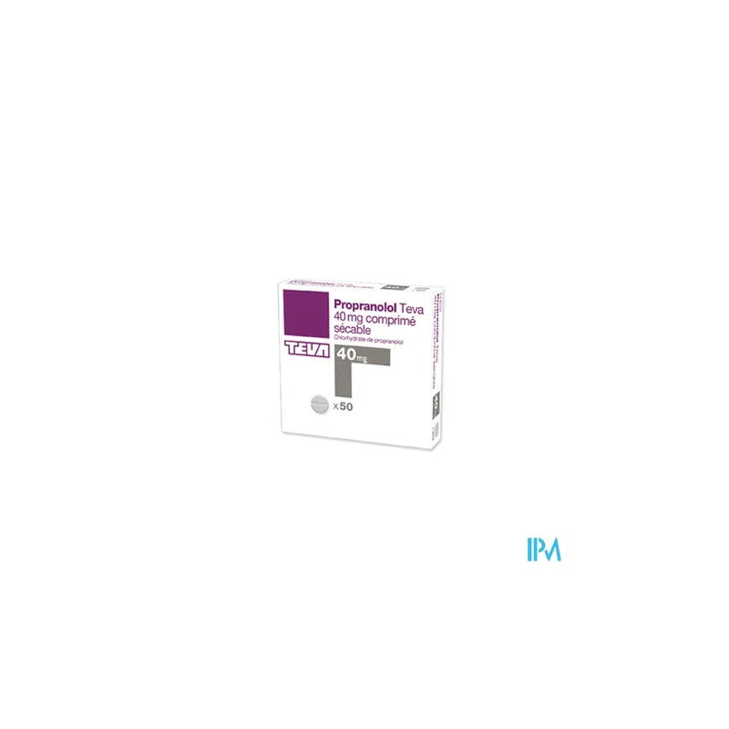 PROPRANOLOL 40MG TEVA CPR SECAB50