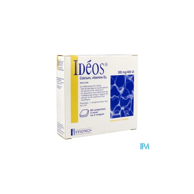 IDEOS 500MG/400UI CPR 60