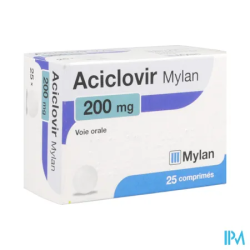 ACICLOVIR 200MG VIATRIS CPR 25
