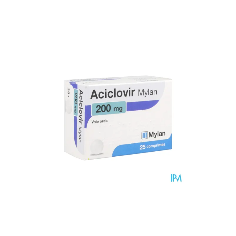 ACICLOVIR 200MG VIATRIS CPR 25