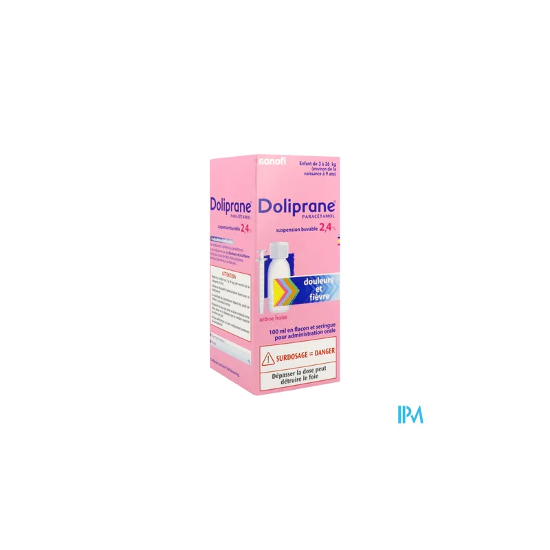 DOLIPRANE 2,4% SUSP BUV 100ML