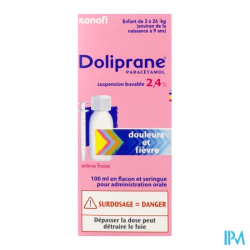 DOLIPRANE 2,4% SUSP BUV 100ML
