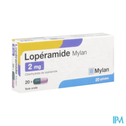 LOPERAMIDE 2MG VIATRIS GELULE 20