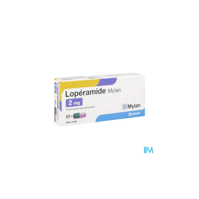 LOPERAMIDE 2MG VIATRIS GELULE 20