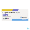 LOPERAMIDE 2MG VIATRIS GELULE 20