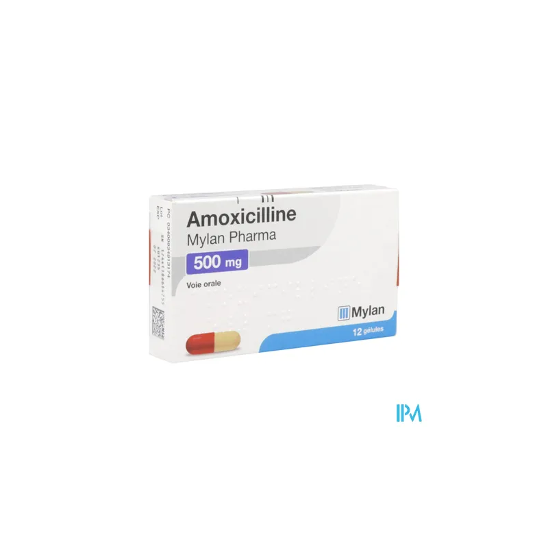 AMOXICILLINE 500MG VTS GELULE 12.