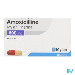 AMOXICILLINE 500MG VTS GELULE 12.