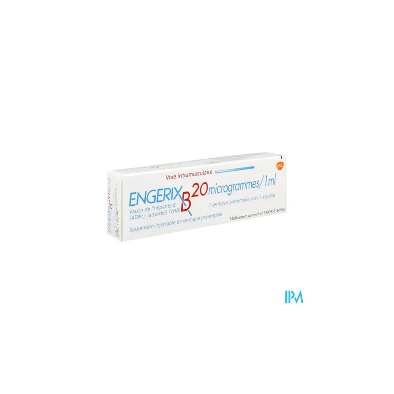 ENGERIX B 20MCG/1ML SER 1