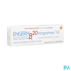 ENGERIX B 20MCG/1ML SER 1