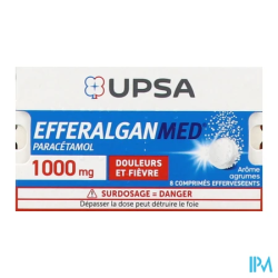 EFFERALGAN 1 000MG CPR EFF 8