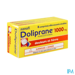 DOLIPRANE 1 000MG CPR EFF SEC 8