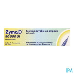 ZYMAD 80 000UI AMP BUV 2ML 1