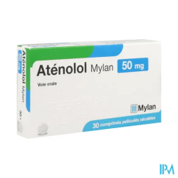 ATENOLOL 50MG VTS CPR SECABLE30