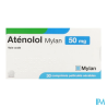 ATENOLOL 50MG VTS CPR SECABLE30