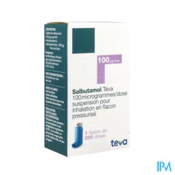SALBUTAMOL 100MCG/DOSE TEVA 200