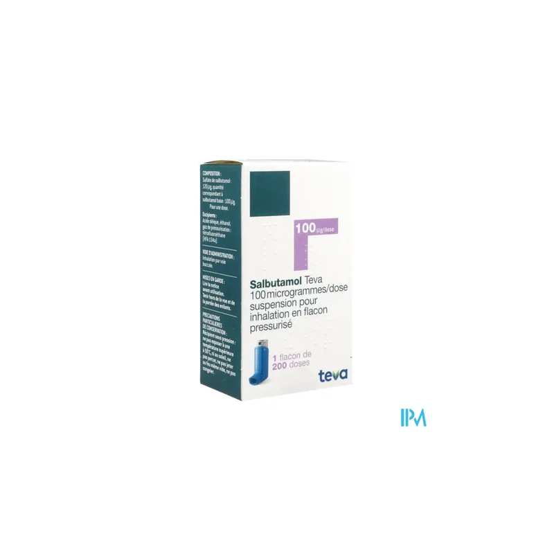 SALBUTAMOL 100MCG/DOSE TEVA 200