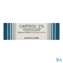 CARTEOL LP 2% COL UNIDOSE 0,2ML 30