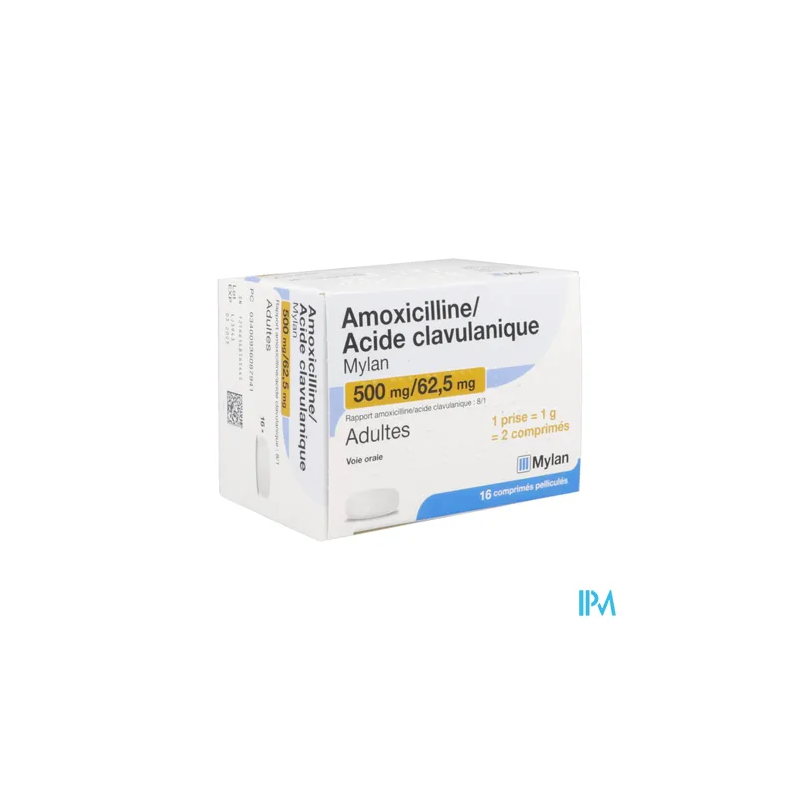 AMOXICIL/CLAV 500/62,5MG VTS CPR16