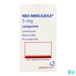NEO-MERCAZOLE 5MG CPR 50