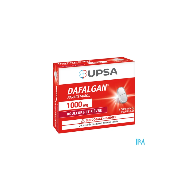 DAFALGAN 1 000MG CPR BOITE 8