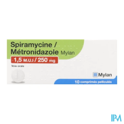 SPIRAM/MET 1,5MUI/250MG VTS CPR10