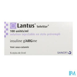 LANTUS 100U/ML SOLOSTAR STYLO 3ML5