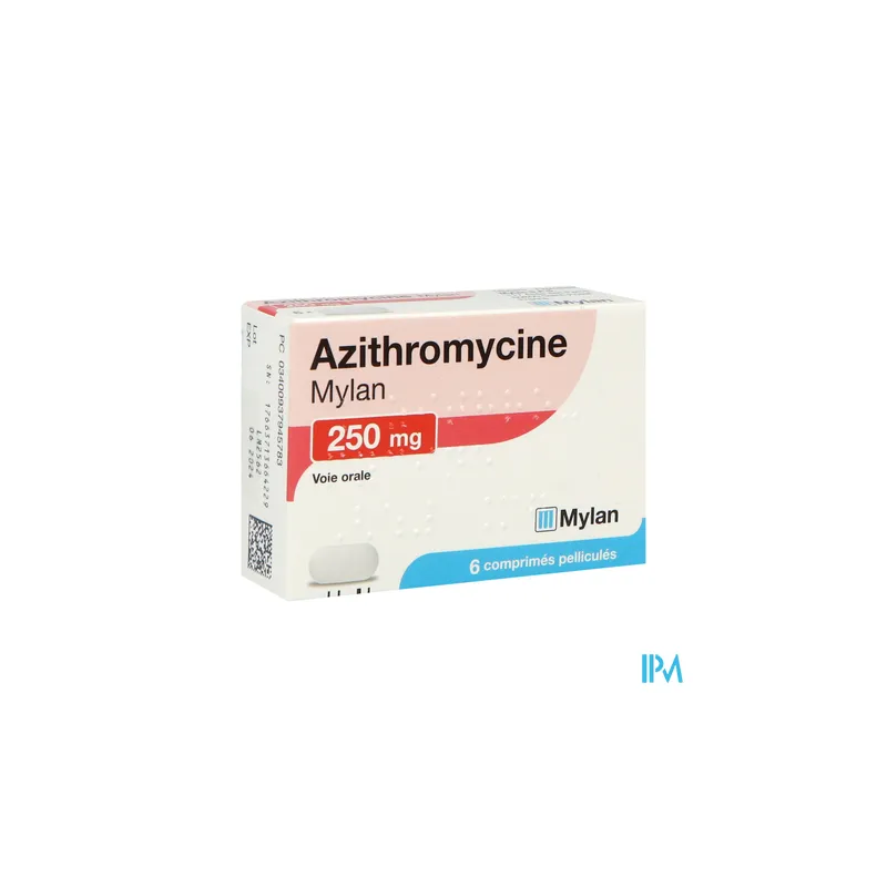 AZITHROMYCINE 250MG VIATRIS CPR 6